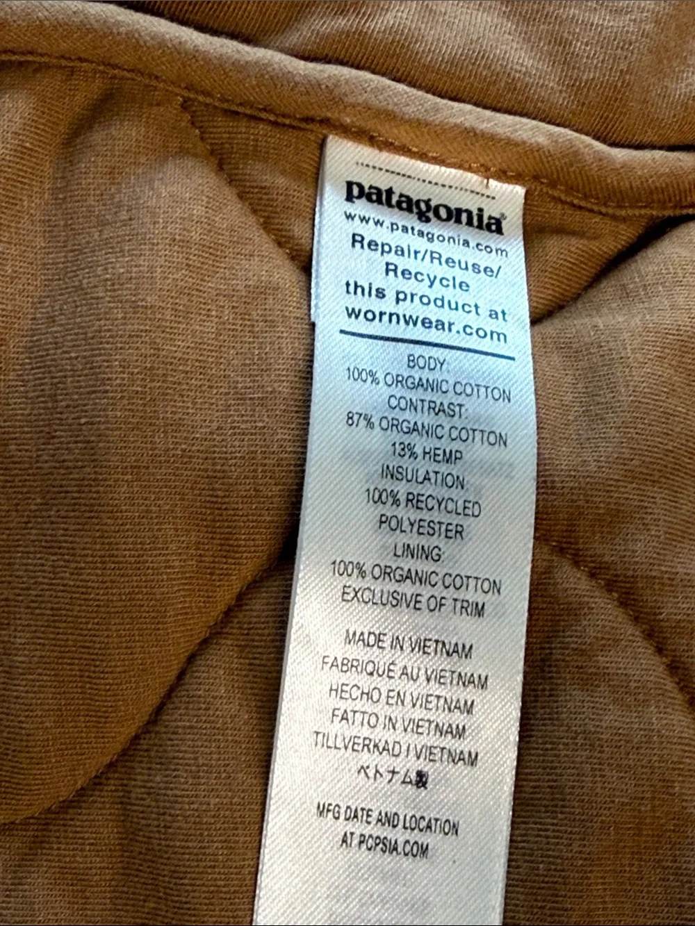 Patagonia Daily Quilted Jacket Medium LIKE NEW